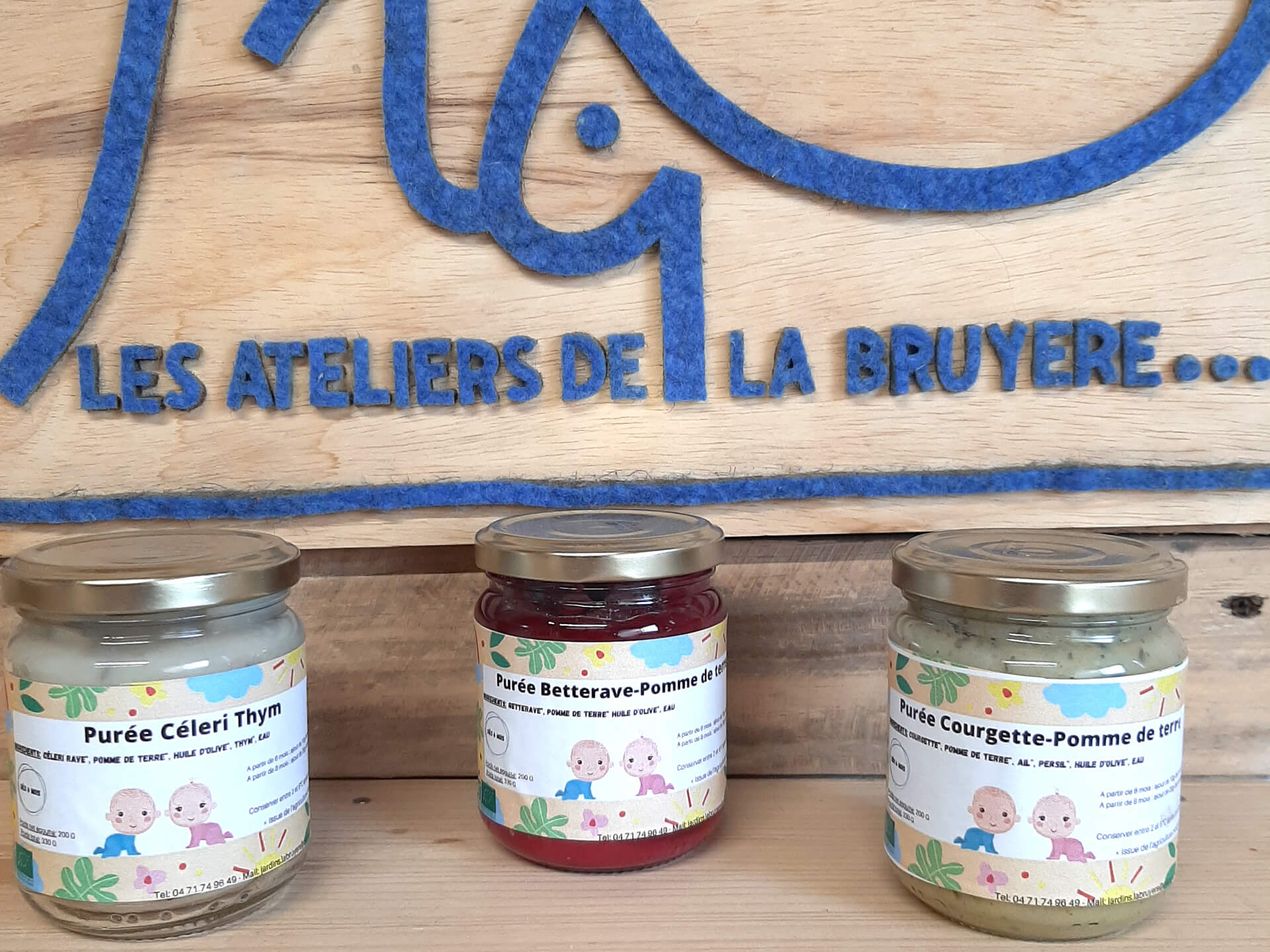 Des petits pots pour bébé aux Ateliers de la Bruyère – Velay Attractivité –  Attractivité en Auvergne Rhône Alpes – Haute-Loire – Le Puy-en-Velay
